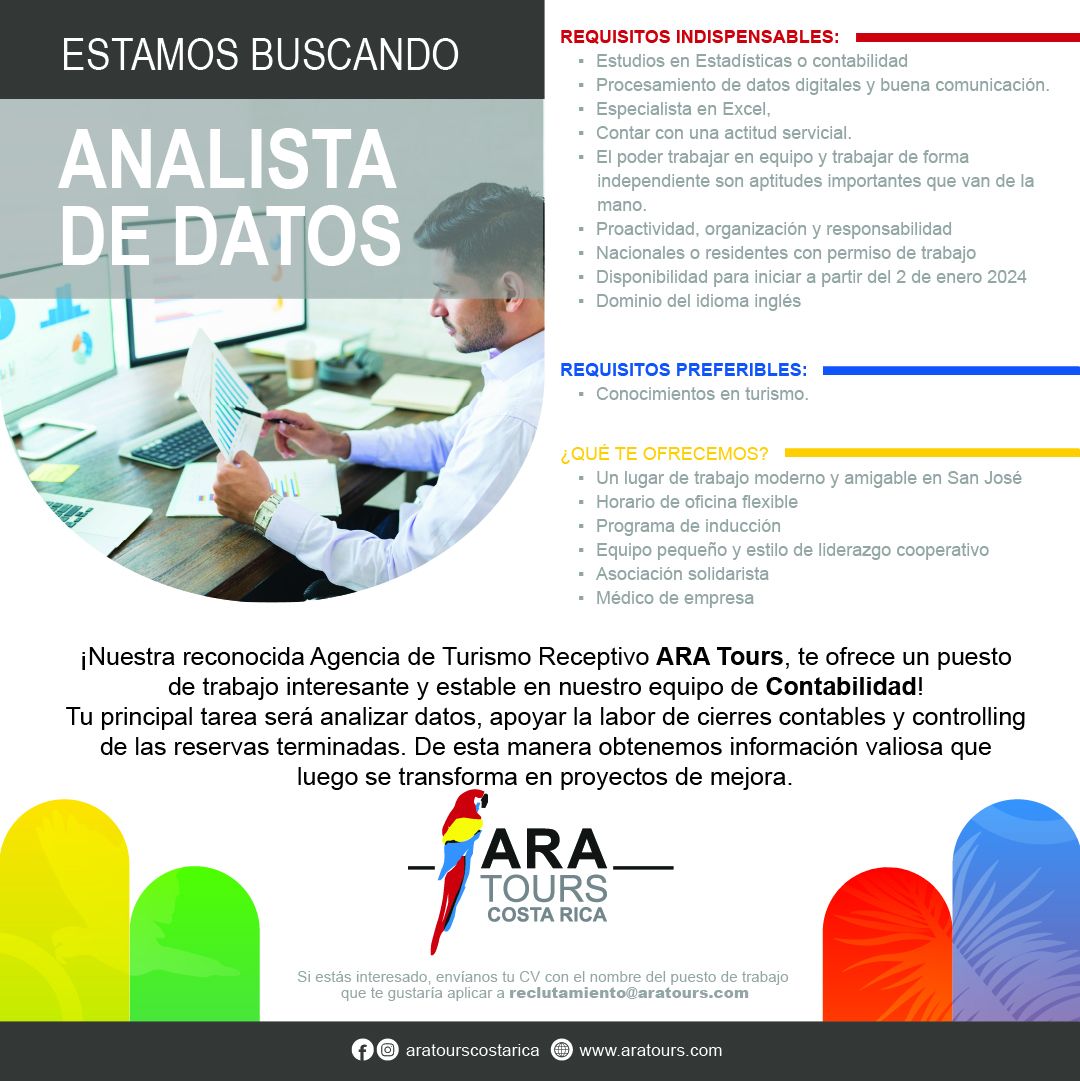 ara tours costa rica jobs